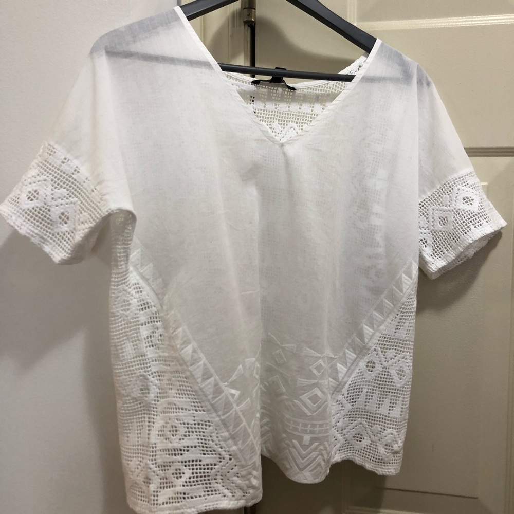 Banana Republic Aztec design top